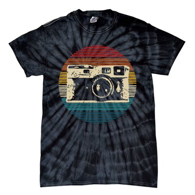 Vintage Camera Retro Photography Photographer Gift Tie-Dye T-Shirt