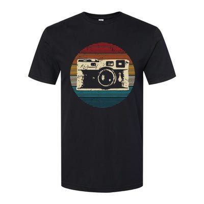 Vintage Camera Retro Photography Photographer Gift Softstyle® CVC T-Shirt