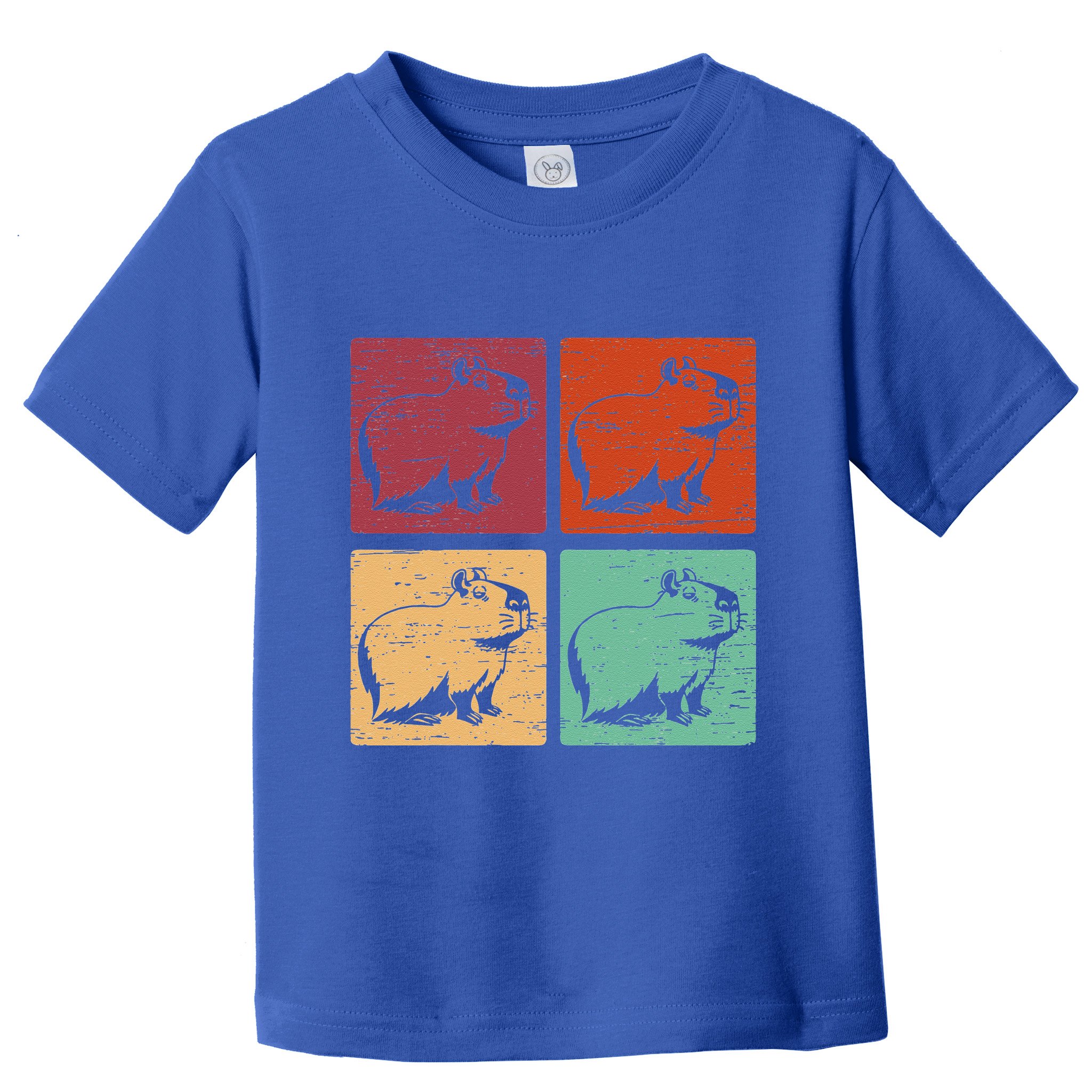 Vintage Capybara Rodent Animals Capybaras Toddler T-Shirt