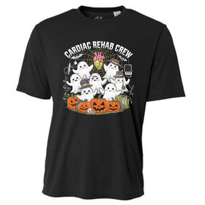 Vintage Cardiac Rehab Crew Rehab Nurse Spooky Halloween Cooling Performance Crew T-Shirt