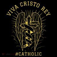 Viva Cristo Rey Roman Catholic Gift Tall T-Shirt