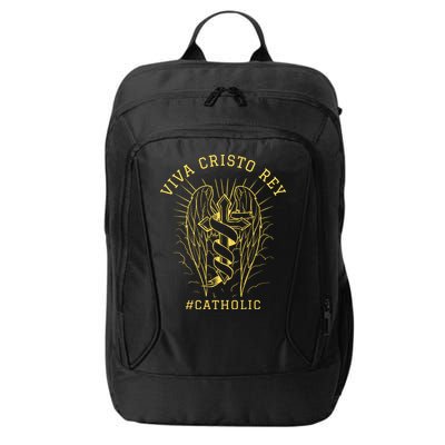 Viva Cristo Rey Roman Catholic Gift City Backpack