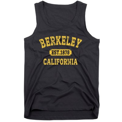 Vintage Cali Retro Berkeley California CA Berkeley Tank Top