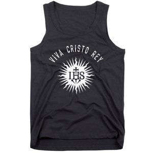 Viva Cristo Rey Roman Catholic Cristeros Tank Top