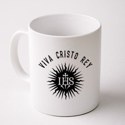 Viva Cristo Rey Catholic Cristeros Gift Coffee Mug