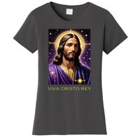 Viva Cristo Rey Catholic Jesus Christ The King Women's T-Shirt