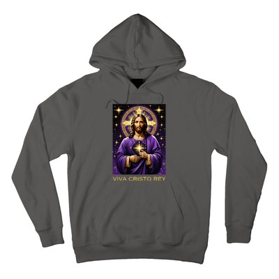 Viva Cristo Rey Catholic Jesus Christ The King Hoodie