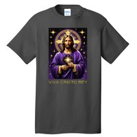 Viva Cristo Rey Catholic Jesus Christ The King Tall T-Shirt