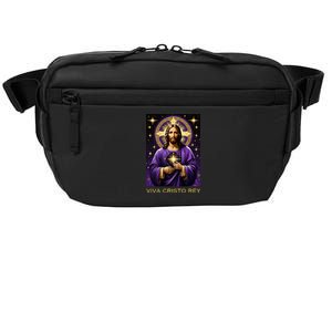 Viva Cristo Rey Catholic Jesus Christ The King Crossbody Pack