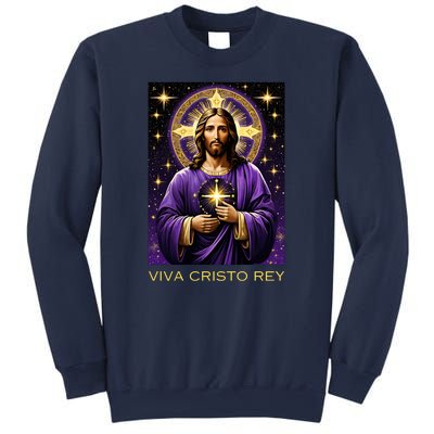 Viva Cristo Rey Catholic Jesus Christ The King Sweatshirt