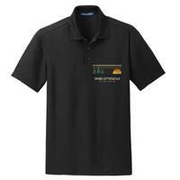 Vintage Charlottesville Sunset Virginia Souvenir Dry Zone Grid Polo