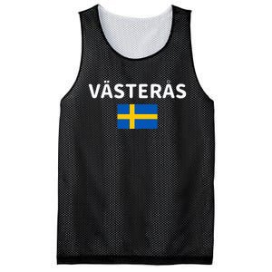 VäSteråS City Sweden Swedish Flag Mesh Reversible Basketball Jersey Tank