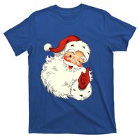 Vintage Christmas Santa Claus Face Old Fashioned Gift T-Shirt