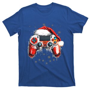 Videogame Controller Santa Hat Christmas Gaming Xmas Gamer Cute Gift T-Shirt