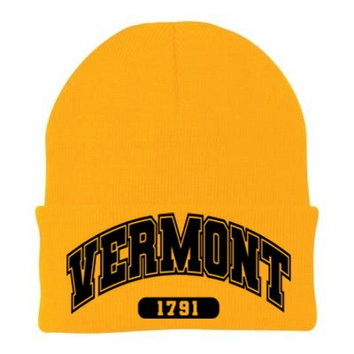 Vermont Collegiate Style 1791 Knit Cap Winter Beanie