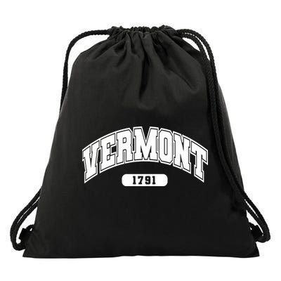 Vermont Collegiate Style 1791 Drawstring Bag