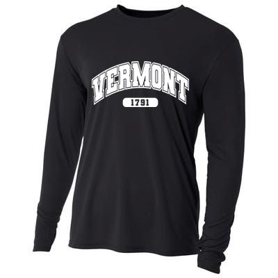Vermont Collegiate Style 1791 Cooling Performance Long Sleeve Crew