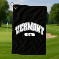 Vermont Collegiate Style 1791 Golf Towel
