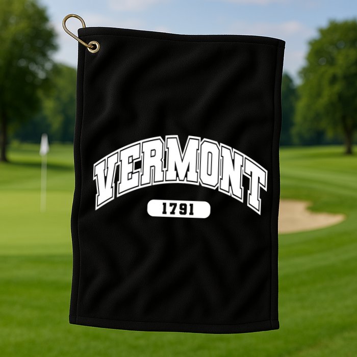 Vermont Collegiate Style 1791 Golf Towel