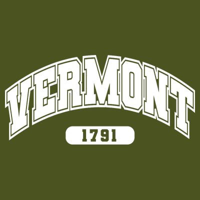 Vermont Collegiate Style 1791 T-Shirt