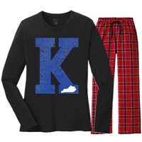 Vintage Cincinnati Skyline City Baseball Met At Gameday Women's Long Sleeve Flannel Pajama Set 