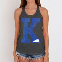 Vintage Cincinnati Skyline City Baseball Met At Gameday Women's Knotted Racerback Tank