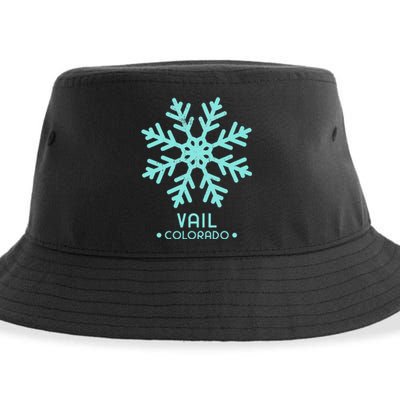 Vail Colorado Skiing Ski Sustainable Bucket Hat