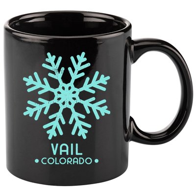 Vail Colorado Skiing Ski 11oz C Handle Ceramic Mug