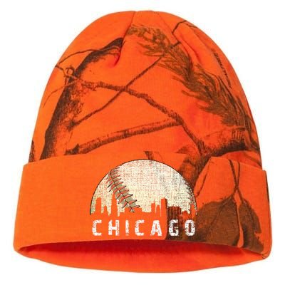 Vintage Chicago Skyline City Baseball  Kati Licensed 12" Camo Beanie