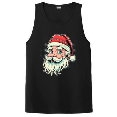 Vintage Christmas Santa Family Boy PosiCharge Competitor Tank