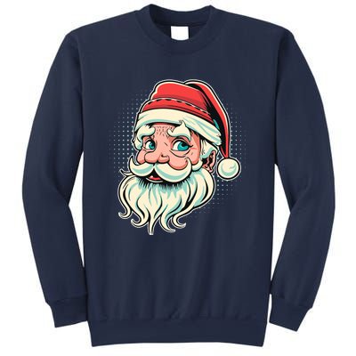 Vintage Christmas Santa Family Boy Sweatshirt