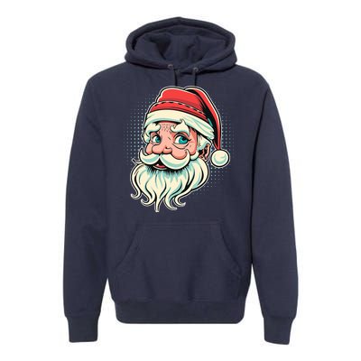 Vintage Christmas Santa Family Boy Premium Hoodie