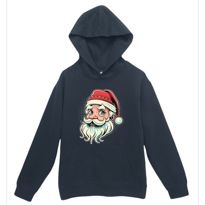 Vintage Christmas Santa Family Boy Urban Pullover Hoodie