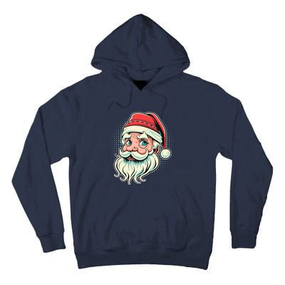 Vintage Christmas Santa Family Boy Tall Hoodie