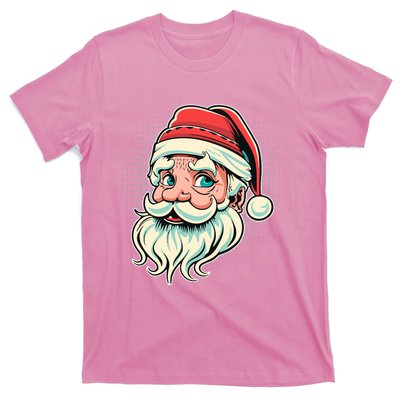 Vintage Christmas Santa Family Boy T-Shirt