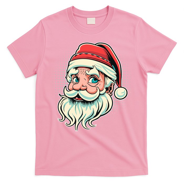 Vintage Christmas Santa Family Boy T-Shirt