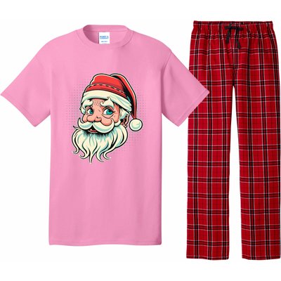 Vintage Christmas Santa Family Boy Pajama Set