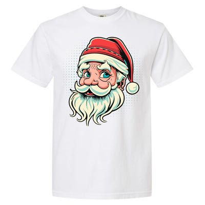 Vintage Christmas Santa Family Boy Garment-Dyed Heavyweight T-Shirt