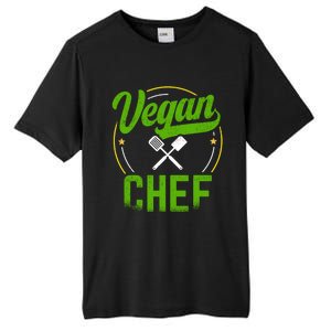 Vegan Chef Sous Chef Gift Tall Fusion ChromaSoft Performance T-Shirt