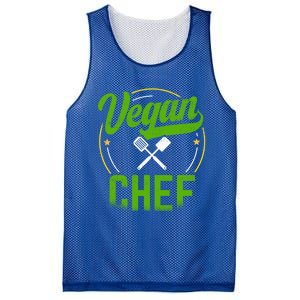 Vegan Chef Sous Chef Gift Mesh Reversible Basketball Jersey Tank