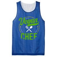 Vegan Chef Sous Chef Gift Mesh Reversible Basketball Jersey Tank