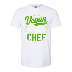 Vegan Chef Sous Chef Gift Softstyle CVC T-Shirt