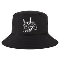 Videogame Controller Skeleton Hand Lazy Halloween Costume Gift Cool Comfort Performance Bucket Hat