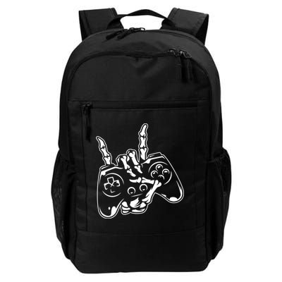 Videogame Controller Skeleton Hand Lazy Halloween Costume Gift Backpack
