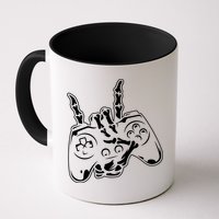 Videogame Controller Skeleton Hand Lazy Halloween Costume Gift Mug