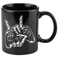 Videogame Controller Skeleton Hand Lazy Halloween Costume Gift 11oz C Handle Ceramic Mug