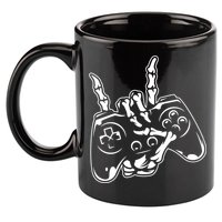 Videogame Controller Skeleton Hand Lazy Halloween Costume Gift 11oz C Handle Ceramic Mug