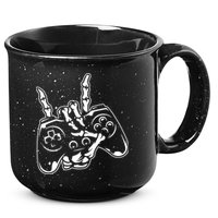 Videogame Controller Skeleton Hand Lazy Halloween Costume Gift 15oz Campfire Ceramic Mug