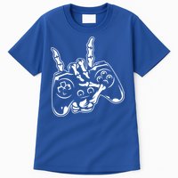 Videogame Controller Skeleton Hand Lazy Halloween Costume Gift Tall T-Shirt