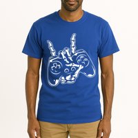 Videogame Controller Skeleton Hand Lazy Halloween Costume Gift Tall T-Shirt